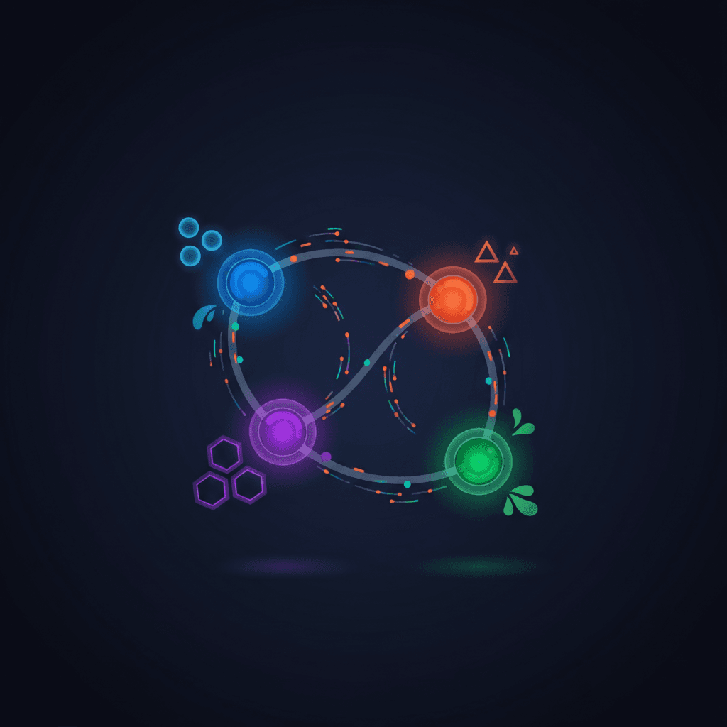 AI models interacting