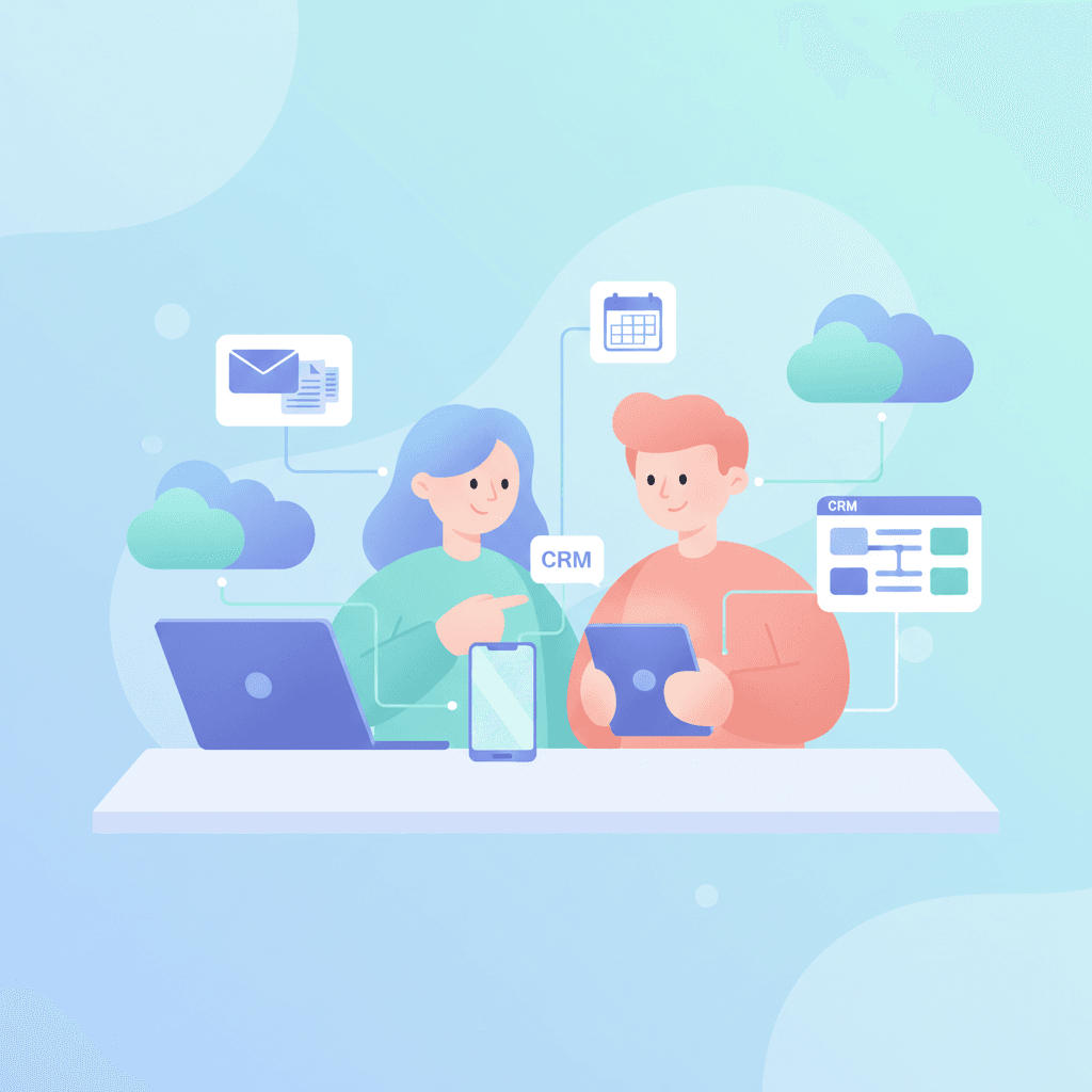 AI productivity tools illustration