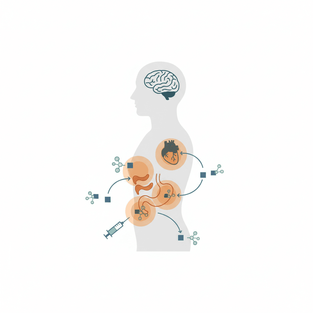GLP-1 mechanism visual