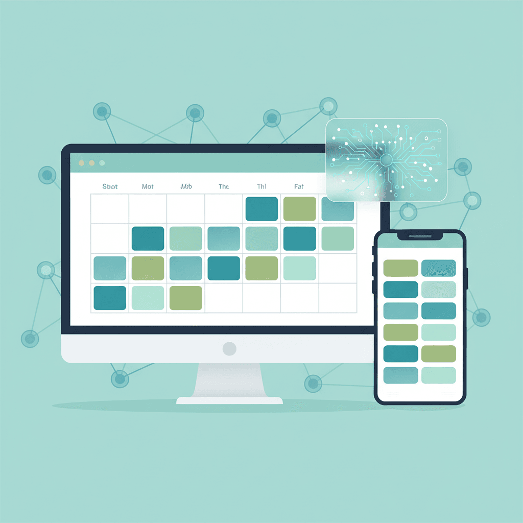 AI powered smart calendar interface