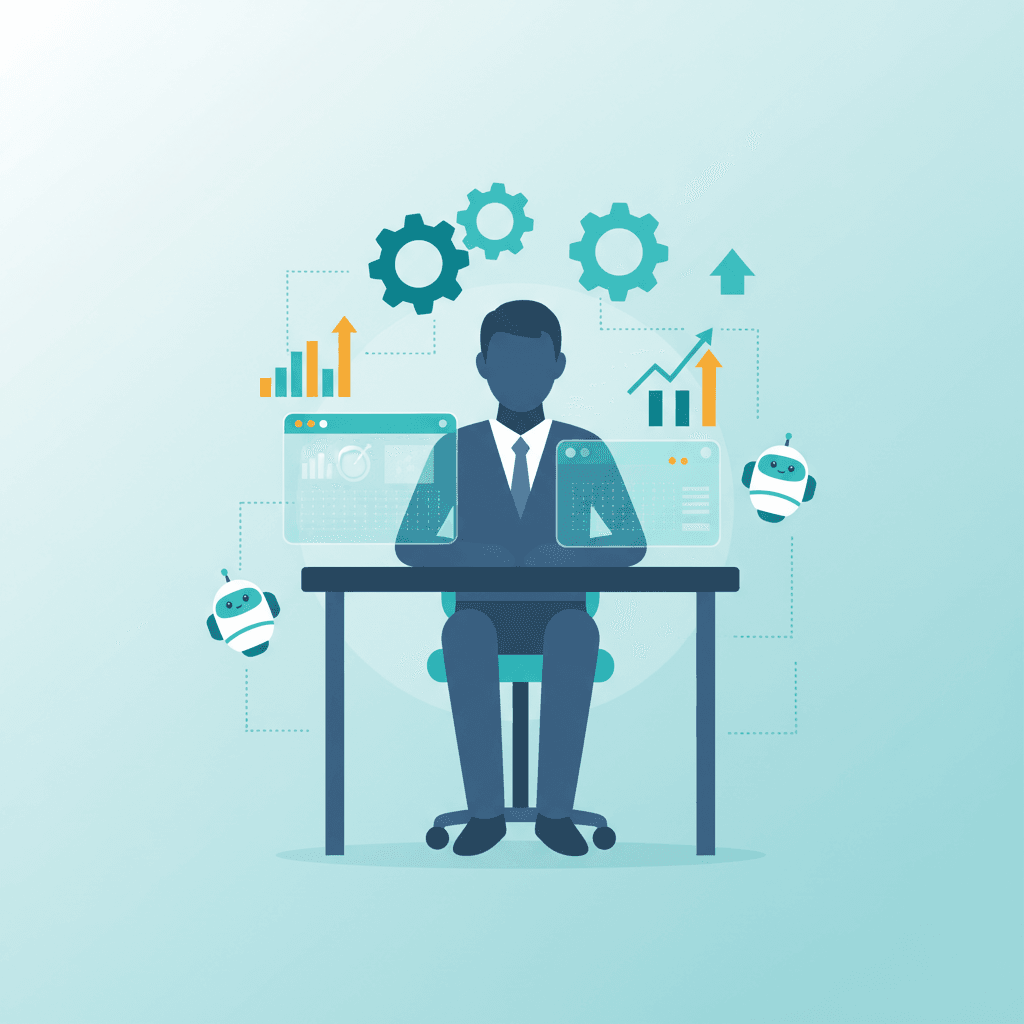 AI automation for entrepreneurs illustration