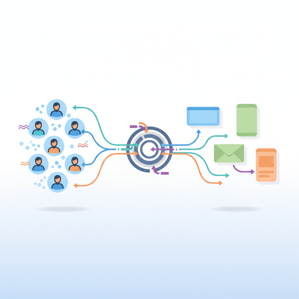 Adaptive marketing illustration