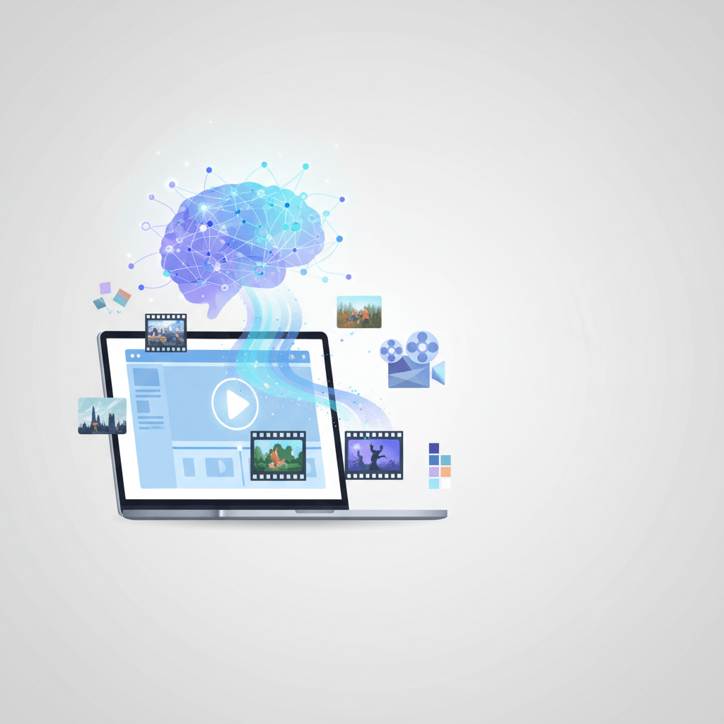 AI video generation concept