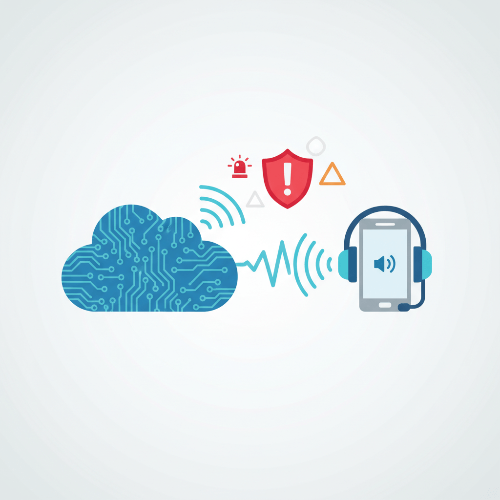 AI voice alerts illustration