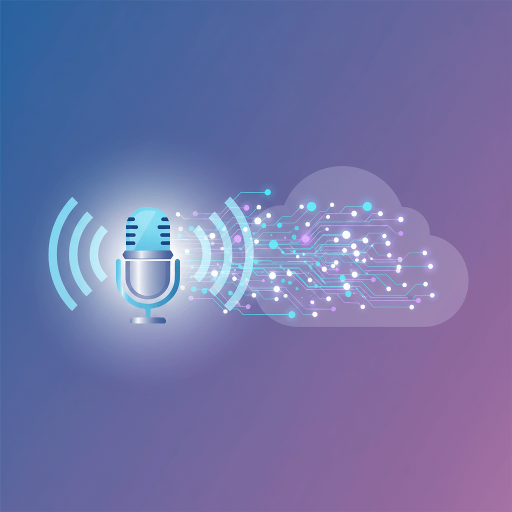 AI voice automation illustration