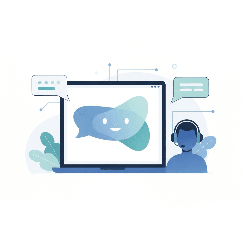 AI-Kundenservice-Illustration