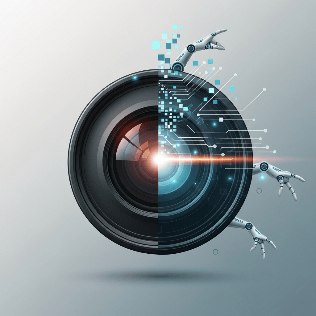 AI photo editing lens