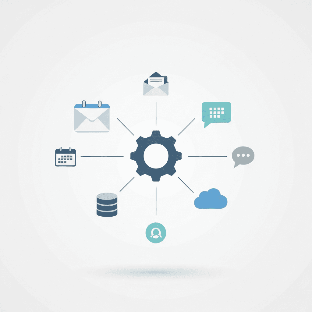 Automatisierungsworkflow-Illustration