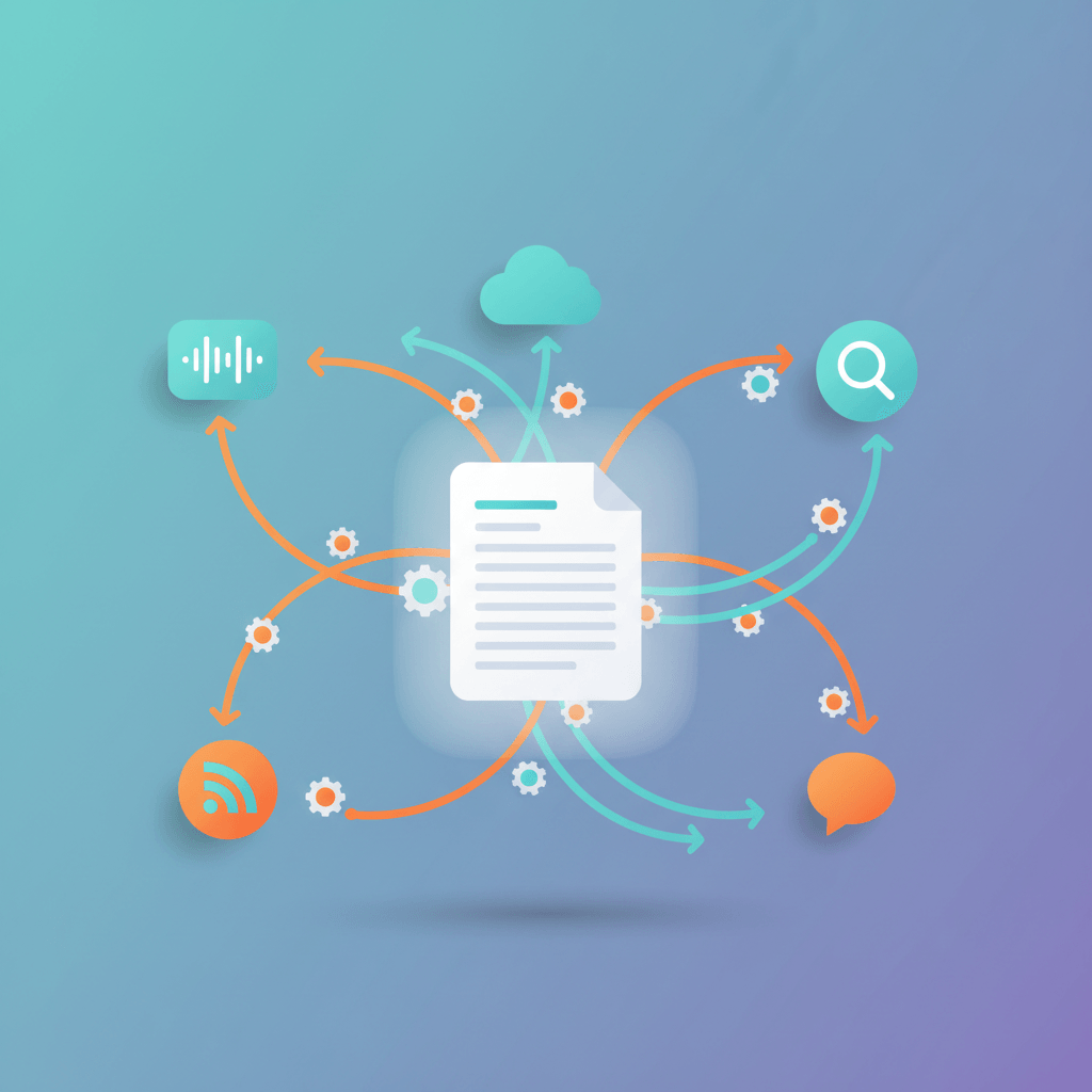 content amplification and automation visual